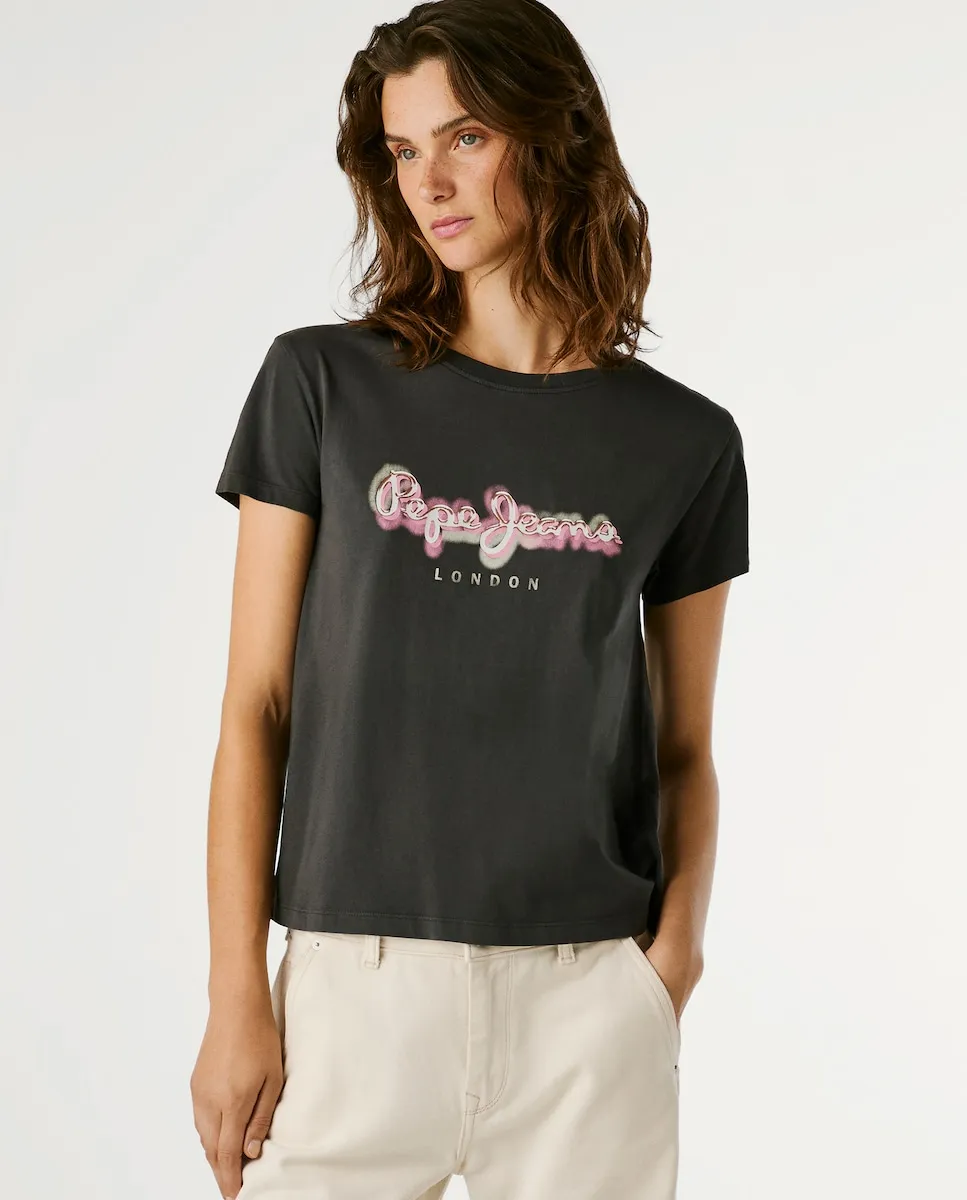 Футболка для женщин с коротким рукавом и печатью логотипа Pepe Jeans, серый
Футболка для женщин с коротким рукавом и печатью логотипа Pepe Jeans, серый