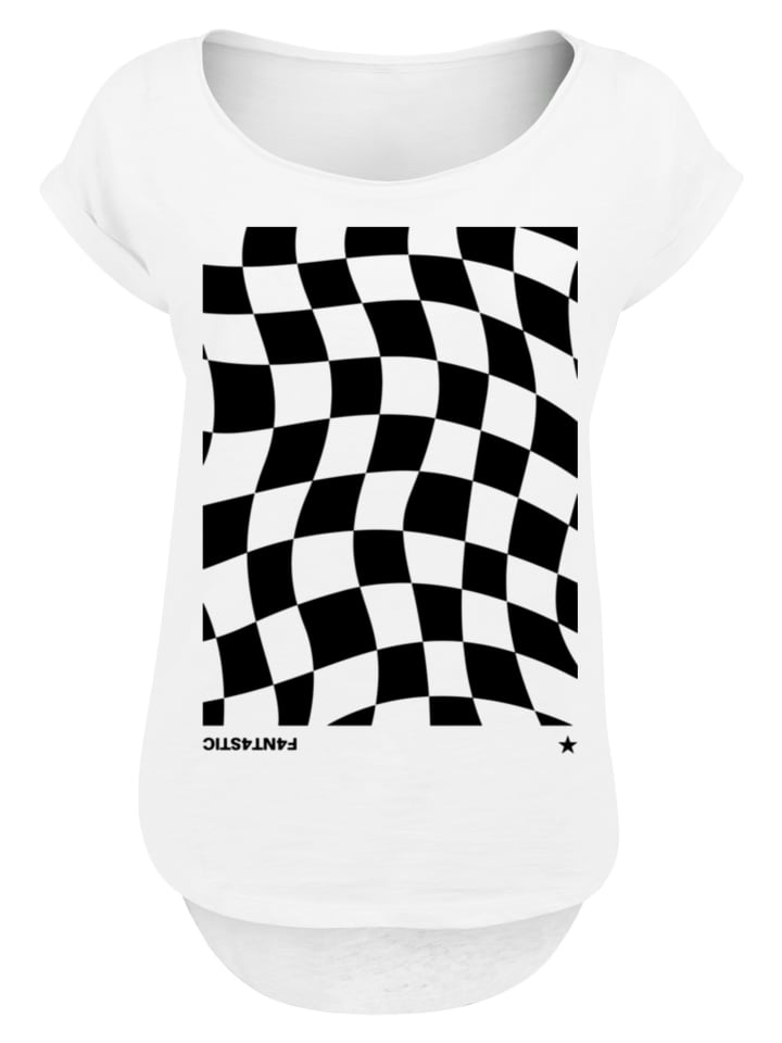 Удлиненная футболка с волнистым шахматным узором белого цвета F4NT4STIC, Белый, Удлиненная футболка с волнистым шахматным узором белого цвета F4NT4STIC
Удлиненная футболка с волнистым шахматным узором белого цвета F4NT4STIC, Белый, Удлиненная футболка с волнистым шахматным узором белого цвета F4NT4STIC