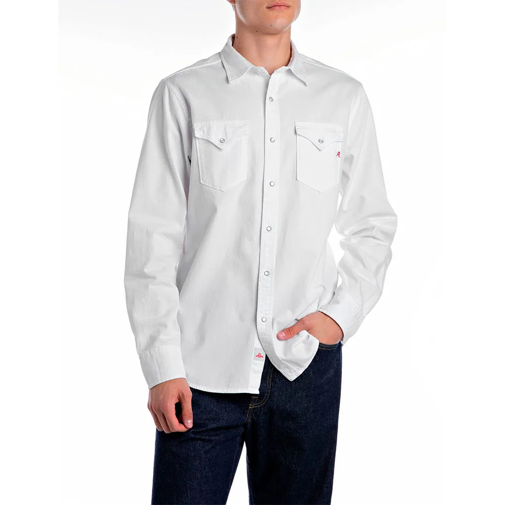 Рубашка Replay M4860C.000.840049A, белый 
Рубашка Replay M4860C.000.840049A, белый