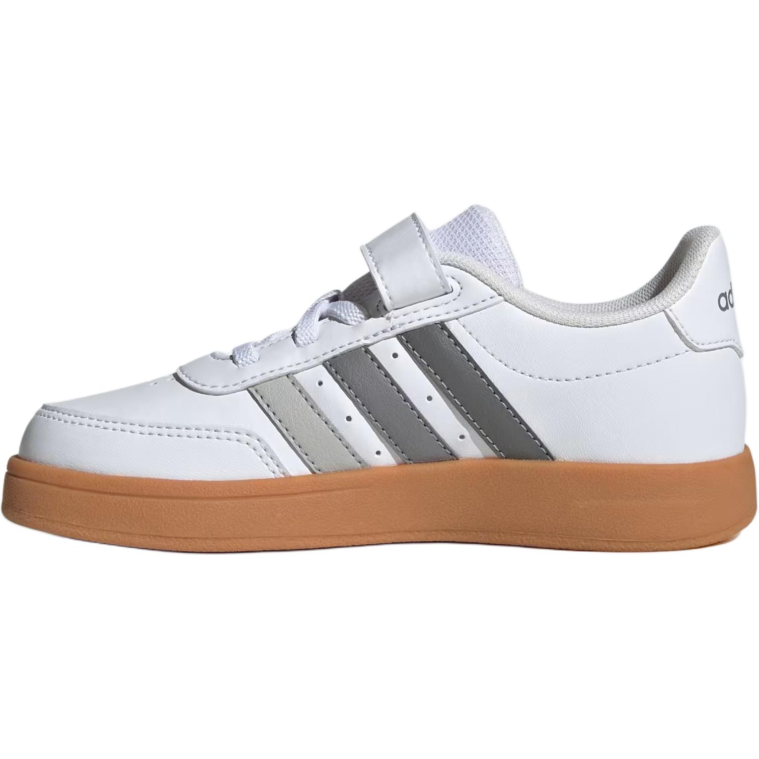 Adidas Детские кроссовки для скейтбординга BREAKNET 2.0 с противоскользящей подошвой, износостойкие, белые, серые/желтые, из смолы
Adidas Детские кроссовки для скейтбординга BREAKNET 2.0 с противоскользящей подошвой, износостойкие, белые, серые/желтые, из смолы