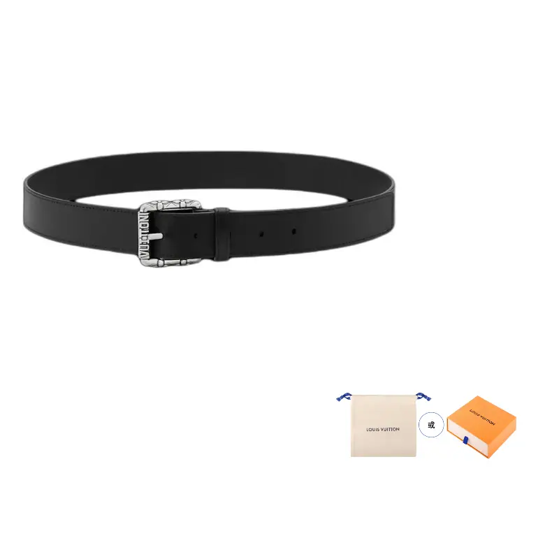 LOUIS VUITTON Кожаный мужской ремень черный шириной 3.5 см, Black
LOUIS VUITTON Кожаный мужской ремень черный шириной 3.5 см, Black