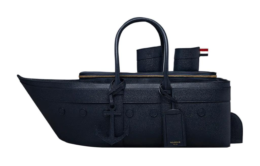 THOM BROWNE Полноценная телячья кожаная сумка обычная мужская marine blue
THOM BROWNE Полноценная телячья кожаная сумка обычная мужская marine blue