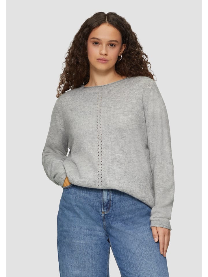Пуловер QS Strickpullover langarm, серый
Пуловер QS Strickpullover langarm, серый