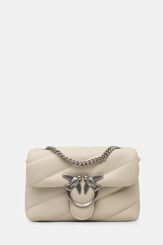 Кожаная сумка Pinko, бежевый
Кожаная сумка Pinko, бежевый