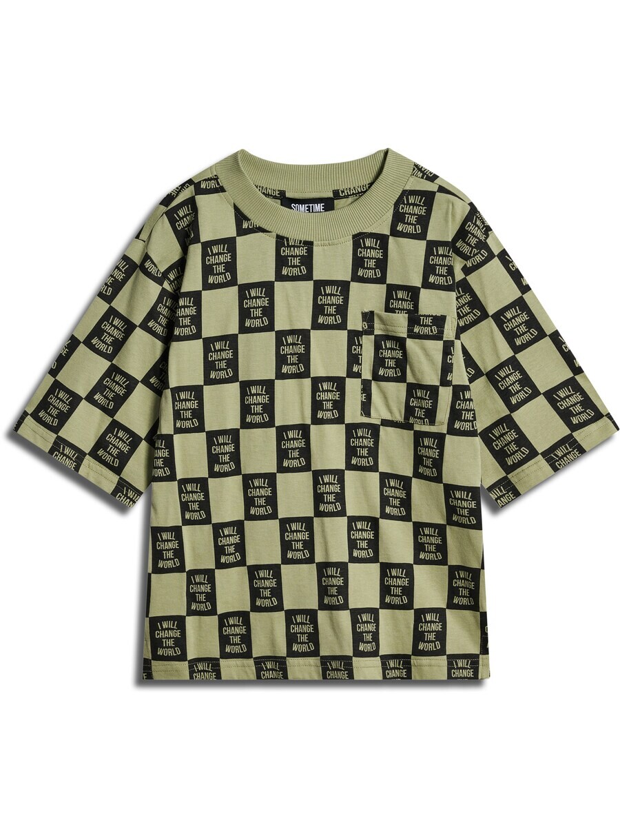 Футболка Sometime Soon, цвет Khaki/Black
Футболка Sometime Soon, цвет Khaki/Black