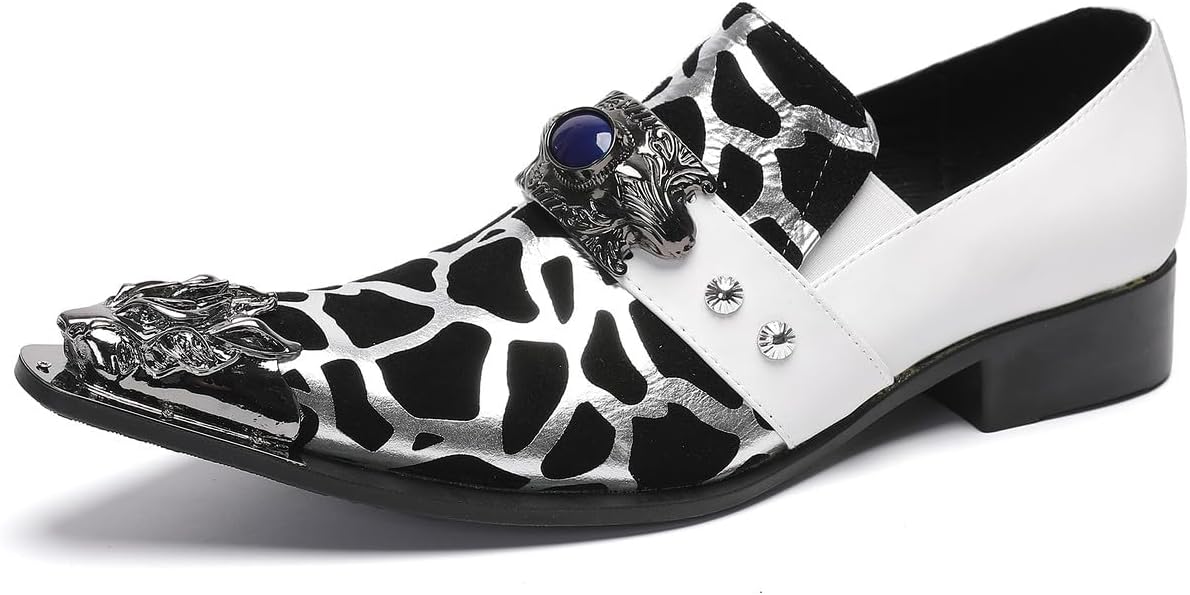 Мужские повседневные туфли-слипоны Santimon - мокасины из натуральной кожи с металлическим носком и сапфировой цепочкой для свадьбы, бального зала и вечеринки, белый
Мужские повседневные туфли-слипоны Santimon - мокасины из натуральной кожи с металлическим носком и сапфировой цепочкой для свадьбы, бального зала и вечеринки, белый