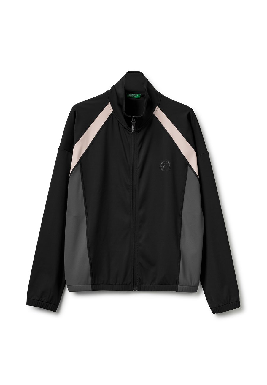 Толстовка United Colors of Benetton ON SIDES AND SHOULDERS RUBERIZED PRINTED LOGO ON LEFT BREAST IN-SEAM POCKETS, Black
Толстовка United Colors of Benetton ON SIDES AND SHOULDERS RUBERIZED PRINTED LOGO ON LEFT BREAST IN-SEAM POCKETS, Black