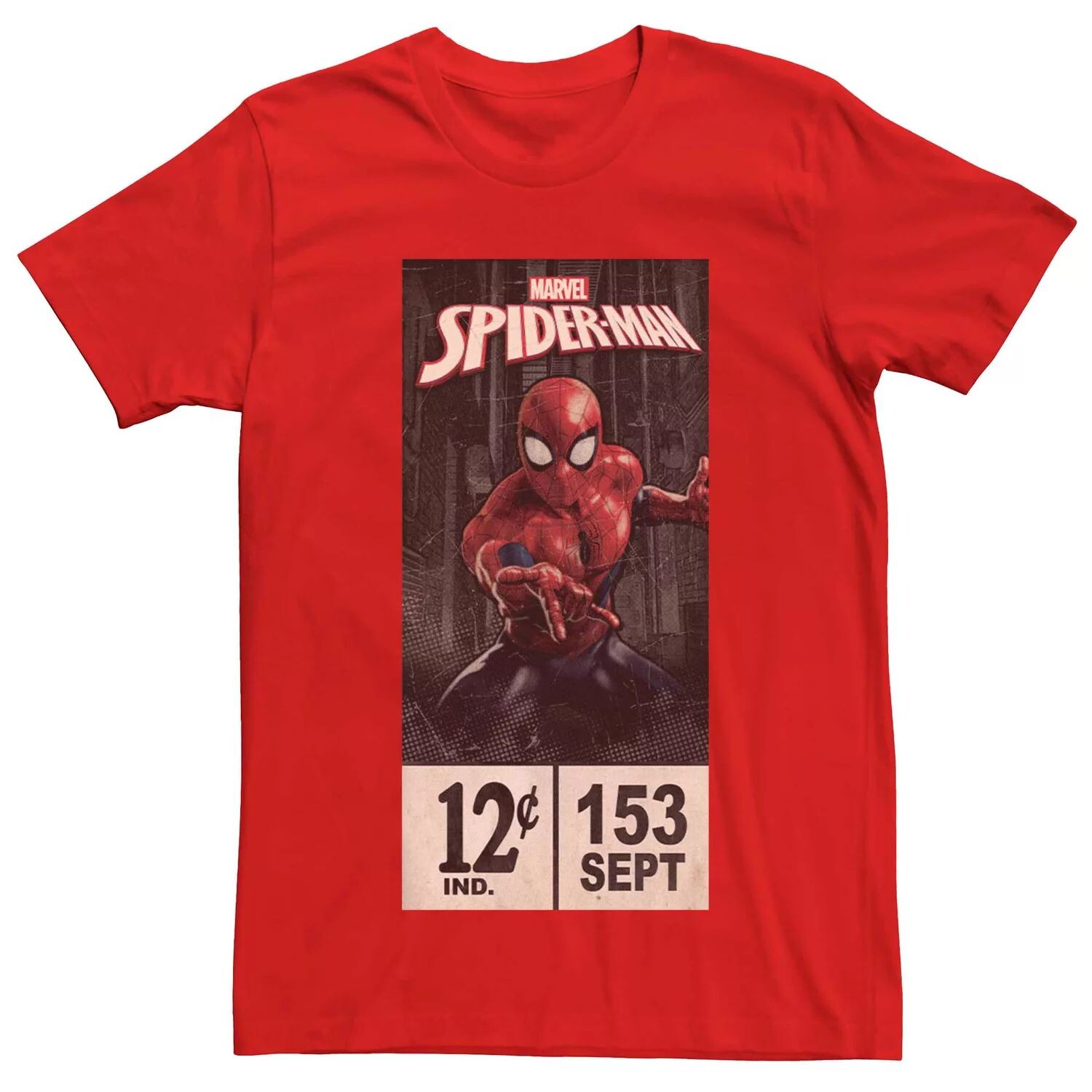 Мужская винтажная футболка с лейблом Marvel's Spider-Man Comics Licensed Character
Мужская винтажная футболка с лейблом Marvel's Spider-Man Comics Licensed Character