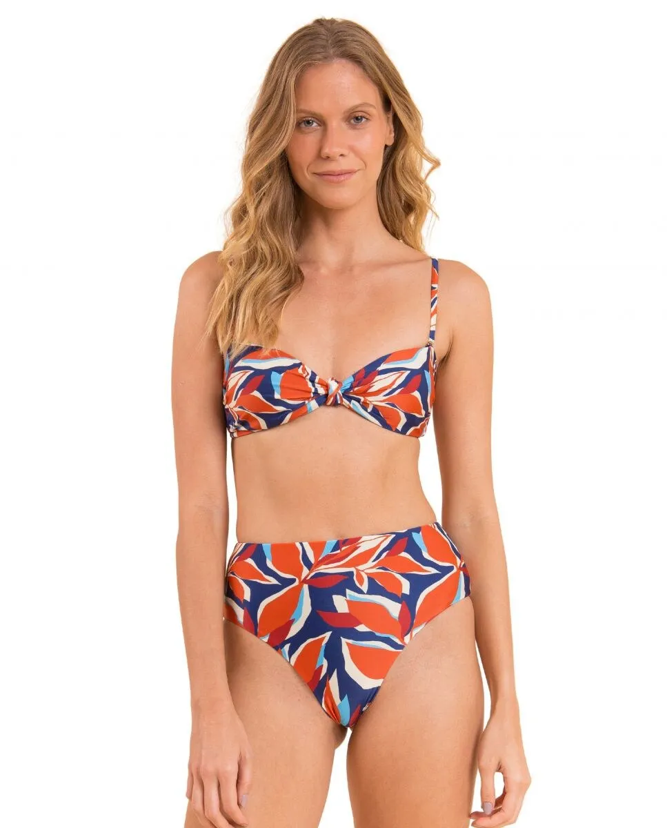 Утепленный лиф бикини-бандо с принтом Río de Sol, синий
Утепленный лиф бикини-бандо с принтом Río de Sol, синий