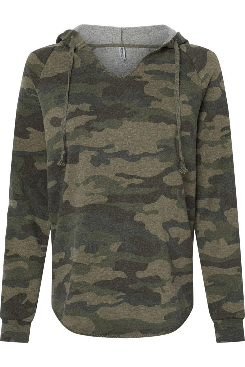 Independent Trading Co. Женская легкая толстовка с капюшоном California Wave Wash, цвет forest camo heather
Independent Trading Co. Женская легкая толстовка с капюшоном California Wave Wash, цвет forest camo heather