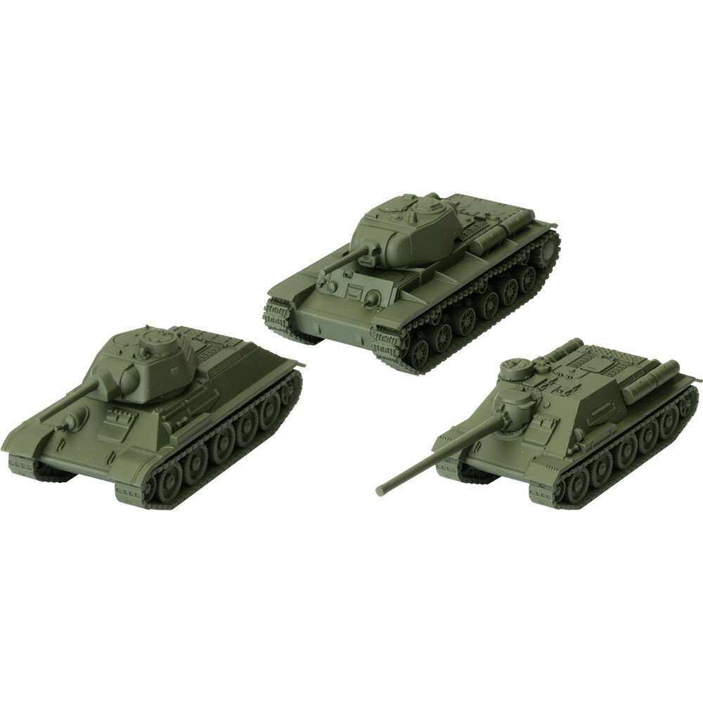 Миниатюра Gale Force 9 World of Tanks: Soviet - Tank Platoon (T-34, KV-1s, SU-100)
Миниатюра Gale Force 9 World of Tanks: Soviet - Tank Platoon (T-34, KV-1s, SU-100)