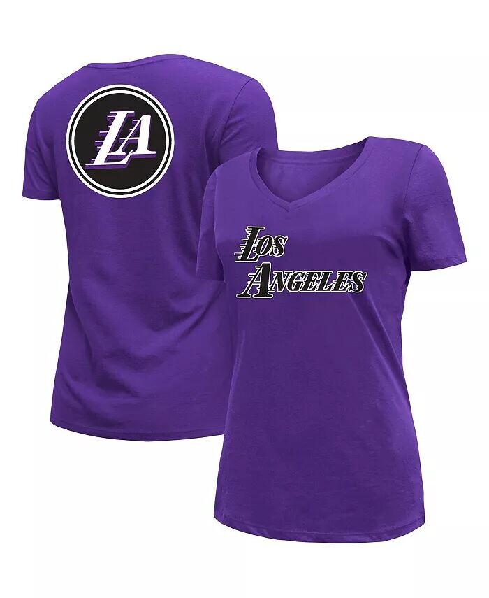 Женская фиолетовая футболка Los Angeles Lakers 2022/23 City Edition с v-образным вырезом New Era, фиолетовый
Женская фиолетовая футболка Los Angeles Lakers 2022/23 City Edition с v-образным вырезом New Era, фиолетовый