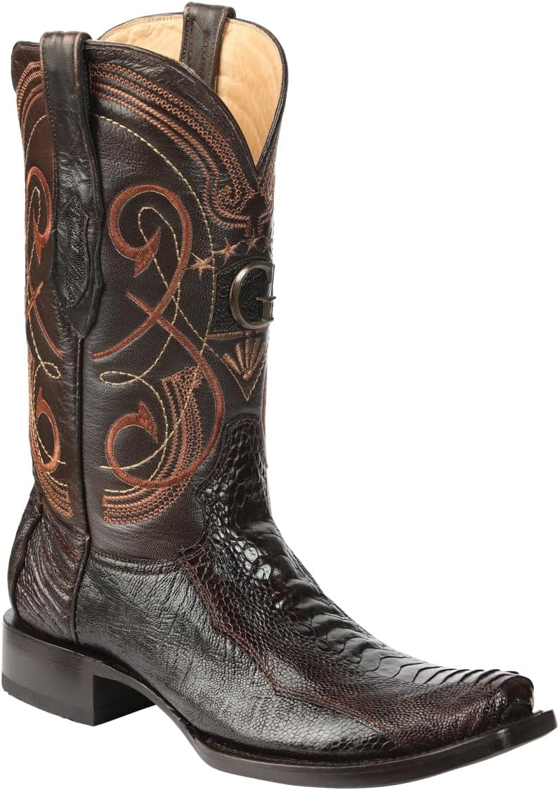 Мужские ковбойские сапоги El General из экзотической кожи страуса, коричневые Generic
Мужские ковбойские сапоги El General из экзотической кожи страуса, коричневые Generic