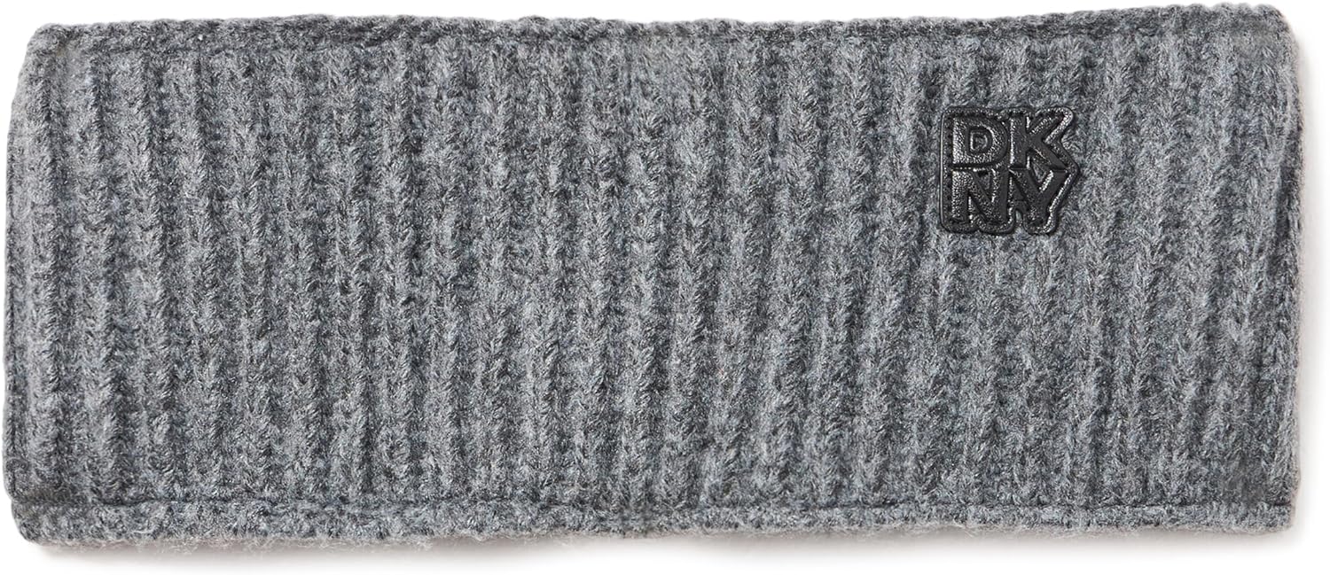 DKNY Women's Shaker Stitch Headband with Velboa Fleece Lining, Heather Granite
DKNY Women's Shaker Stitch Headband with Velboa Fleece Lining, Heather Granite