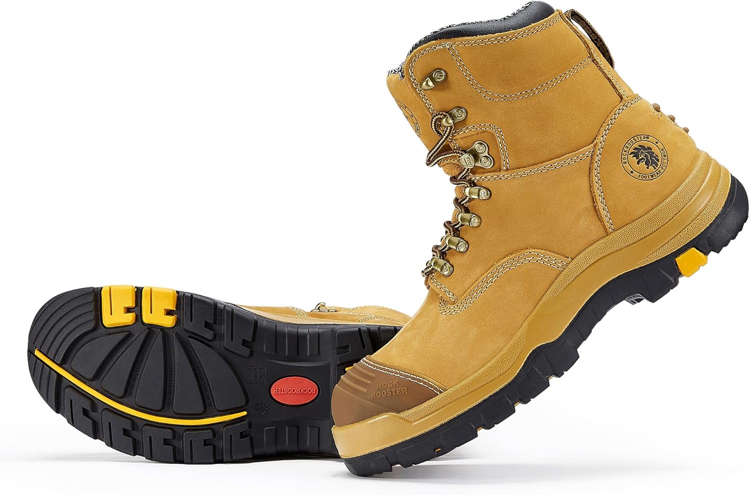 Ботинки ROCKROOSTER для мужчин, 18 см, с металлическим носком, боковой молнией, кожаные, антистатические, дышащие, быстросохнущие (AK232Z - AK245Z), коричневый/стальной
Ботинки ROCKROOSTER для мужчин, 18 см, с металлическим носком, боковой молнией, кожаные, антистатические, дышащие, быстросохнущие (AK232Z - AK245Z), коричневый/стальной