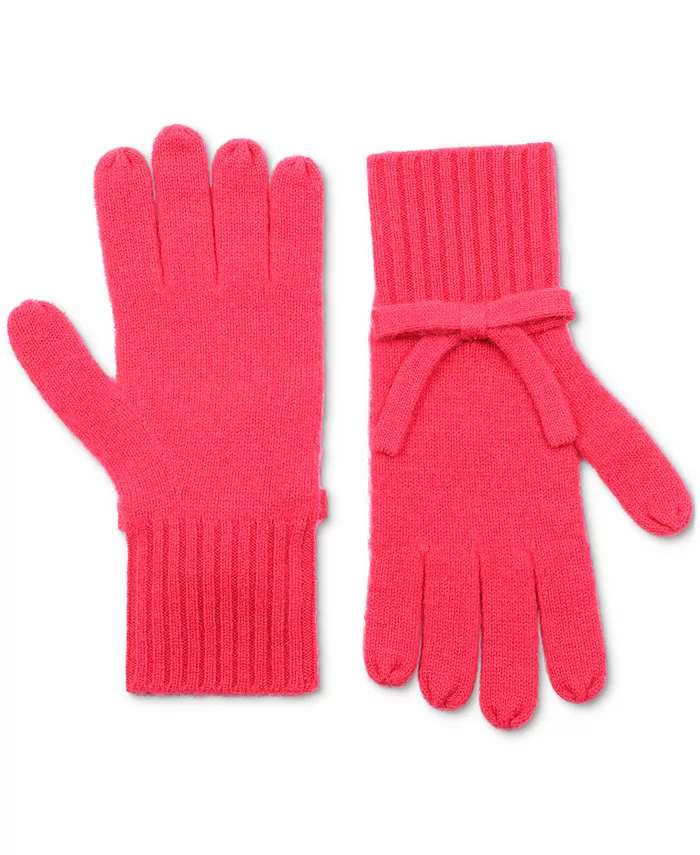 Женские вязаные перчатки из шерсти с бантом kate spade new york, розовый
Женские вязаные перчатки из шерсти с бантом kate spade new york, розовый