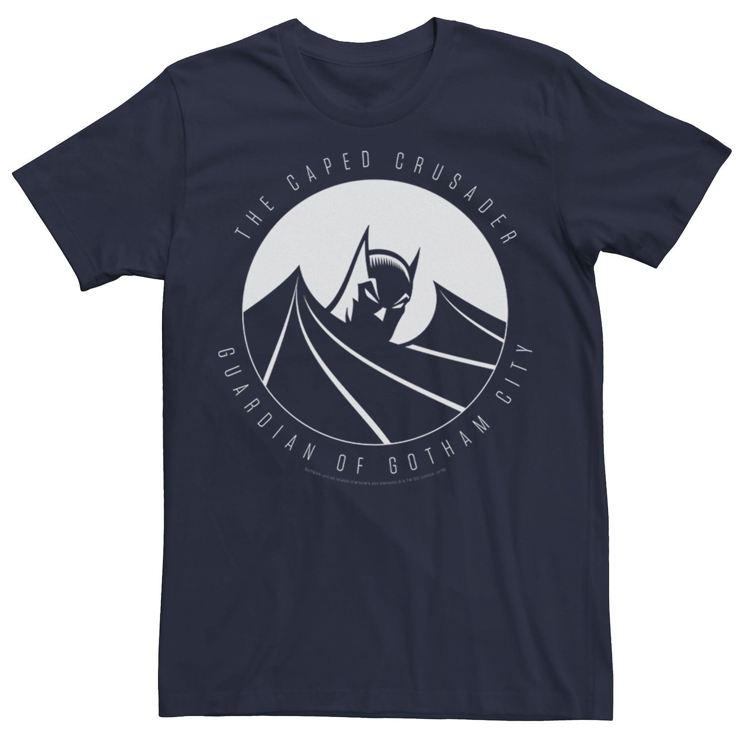 Мужская футболка DC Comics Batman The Caped Crusader с текстовым плакатом Licensed Character, синий
Мужская футболка DC Comics Batman The Caped Crusader с текстовым плакатом Licensed Character, синий