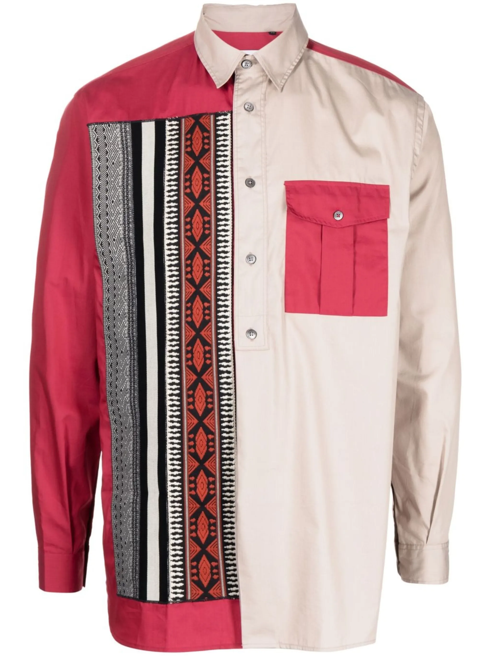 Рубашка с длинными рукавами и геометричным принтом Ports V, нейтральный
Рубашка с длинными рукавами и геометричным принтом Ports V, нейтральный