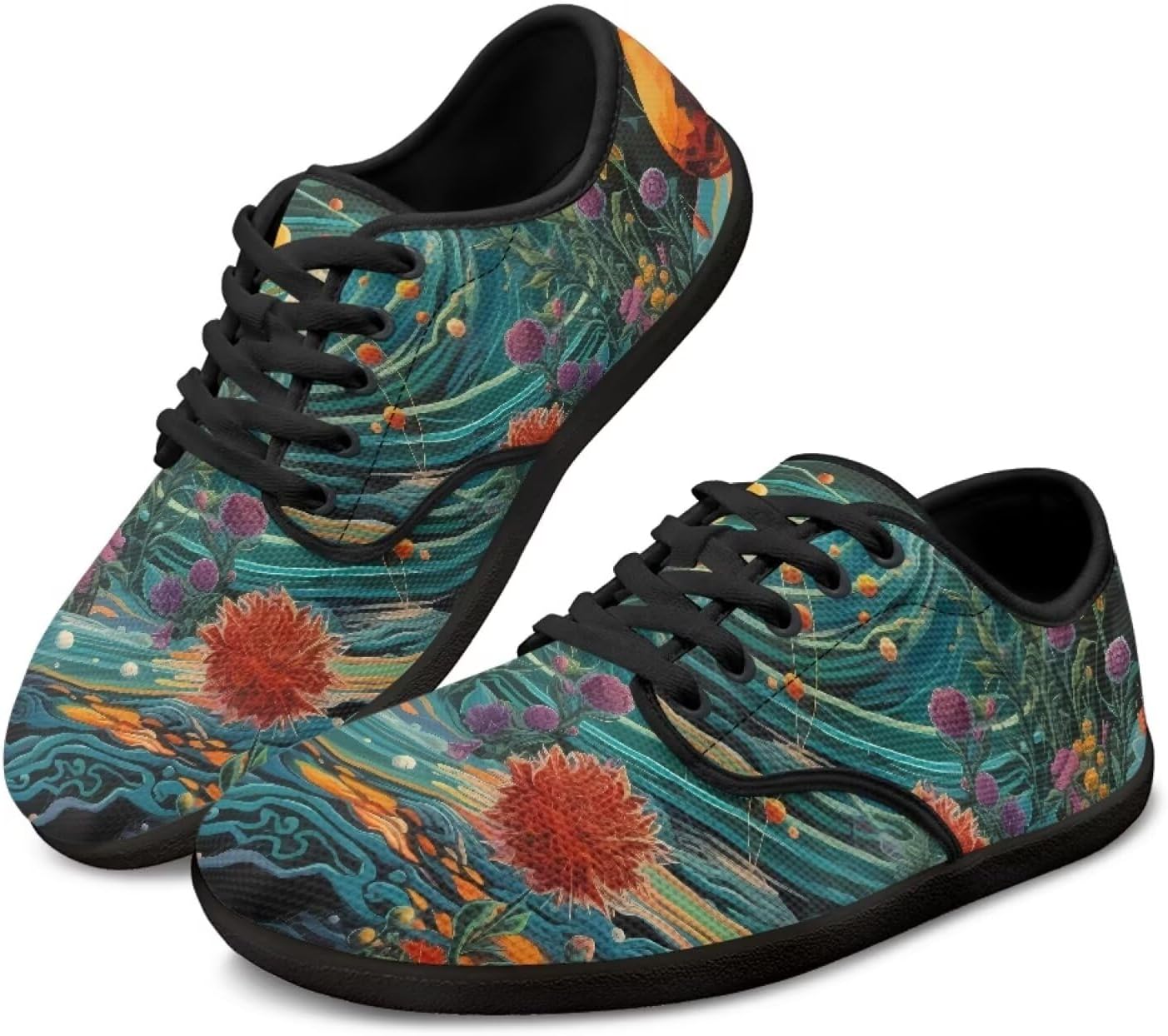 Кроссовки Binienty Barefot для женщин и мужчин, широкие слипоны для бега, походов, тренировок, удобные спортивные туфли на плоской подошве, Waves Floral
Кроссовки Binienty Barefot для женщин и мужчин, широкие слипоны для бега, походов, тренировок, удобные спортивные туфли на плоской подошве, Waves Floral
