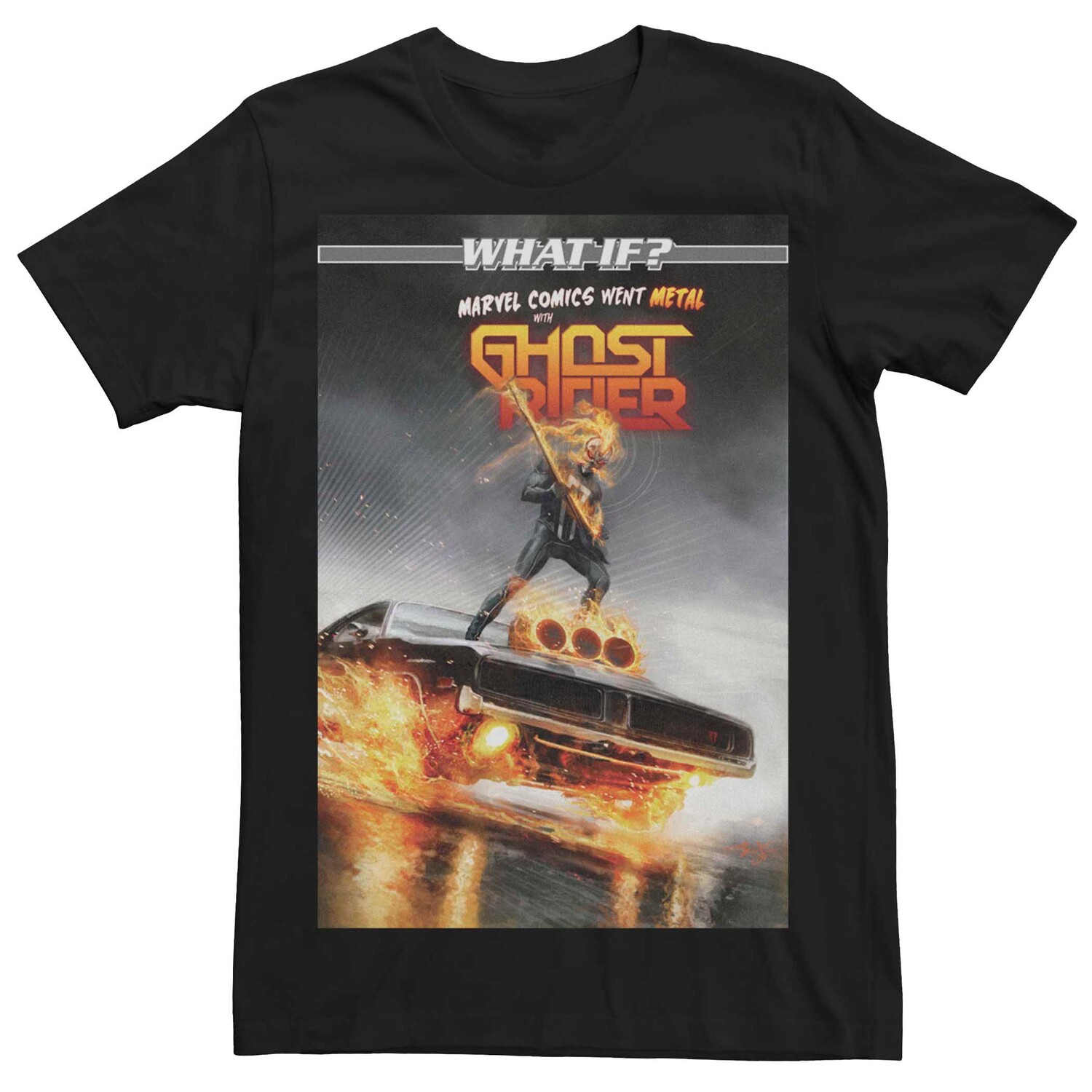 Мужская футболка с комиксами Marvel Ghost Rider Licensed Character
Мужская футболка с комиксами Marvel Ghost Rider Licensed Character