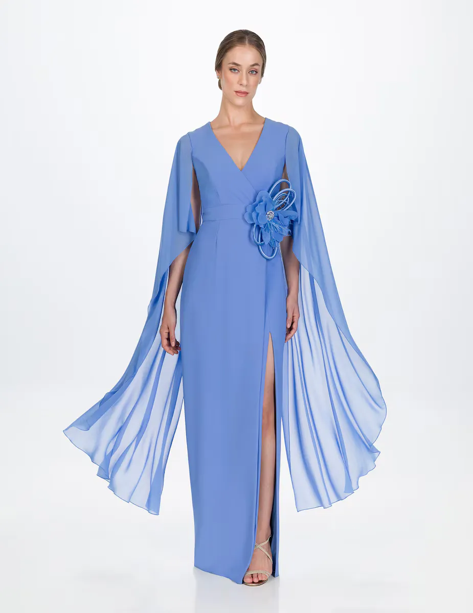 Длинное платье с рукавами-накидками Sonia Peña, индиго
Длинное платье с рукавами-накидками Sonia Peña, индиго