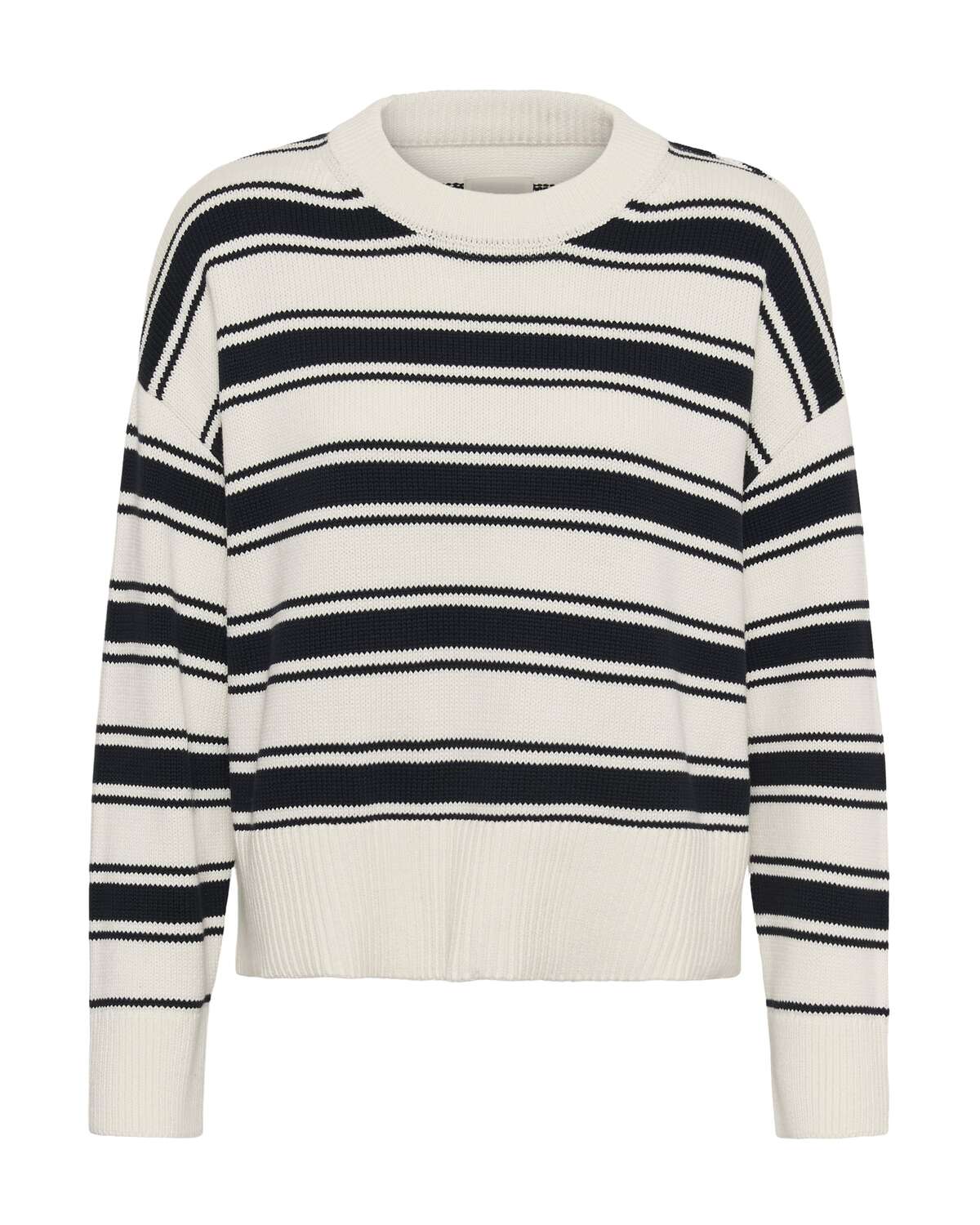 Part Two Свитер 'Serafine' в черном цвете, Wool White
Part Two Свитер 'Serafine' в черном цвете, Wool White