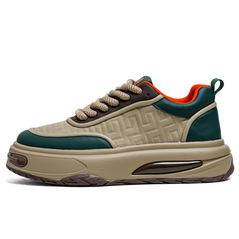 Grumpy ram Антискользящие износостойкие низкие скейтерские кроссовки мужские - хаки, цвет Khaki
Grumpy ram Антискользящие износостойкие низкие скейтерские кроссовки мужские - хаки, цвет Khaki