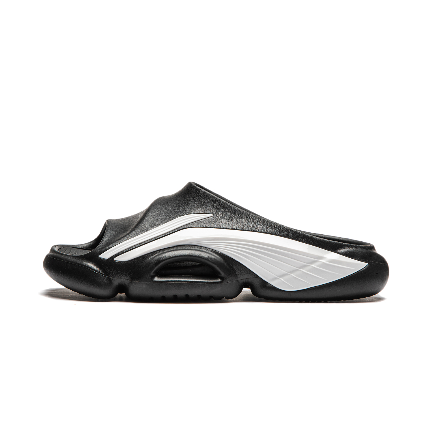 LiNing BADFIVE Slide Слайд Тапочки Мужские Черные, Черные/Белые Стандарт
LiNing BADFIVE Slide Слайд Тапочки Мужские Черные, Черные/Белые Стандарт