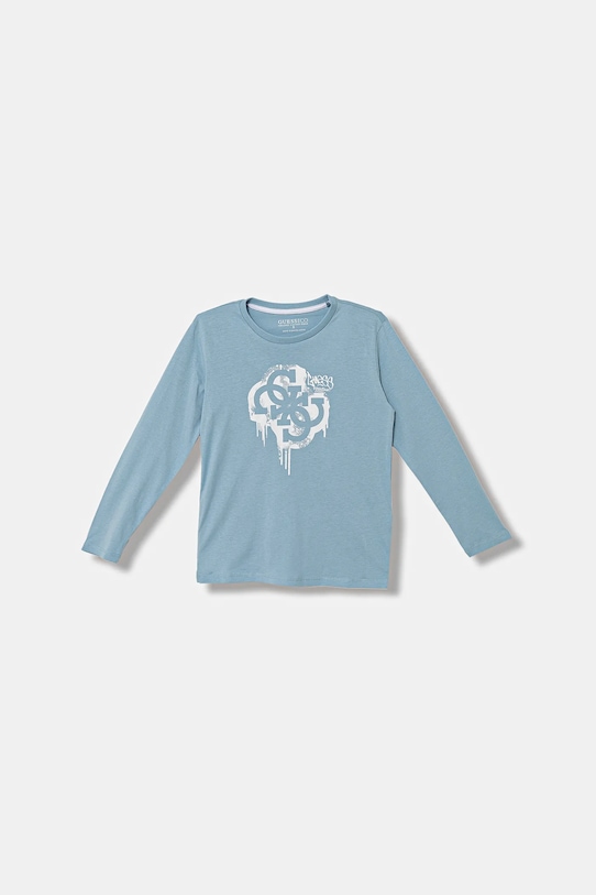 Детская хлопковая кофта с длинным рукавом Guess, синий
Детская хлопковая кофта с длинным рукавом Guess, синий