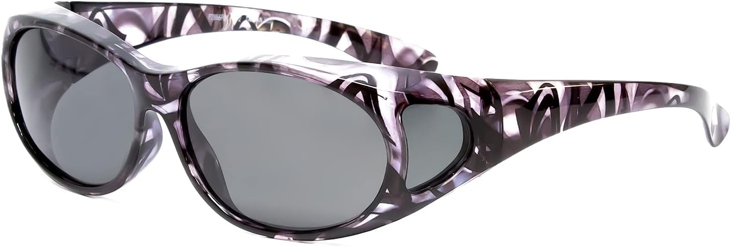 Солнцезащитные очки Calabria 2866 с поляризацией, надеваются поверх очков с диоптриями, подходят для мужчин и женщин, имеют обтекаемую форму и защищают от УФ-излучения, Grey Pattern
Солнцезащитные очки Calabria 2866 с поляризацией, надеваются поверх очков с диоптриями, подходят для мужчин и женщин, имеют обтекаемую форму и защищают от УФ-излучения, Grey Pattern