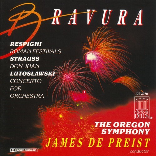 CD диск Respighi / Strauss / De Priest / Oregon Symphony: Bravura
CD диск Respighi / Strauss / De Priest / Oregon Symphony: Bravura