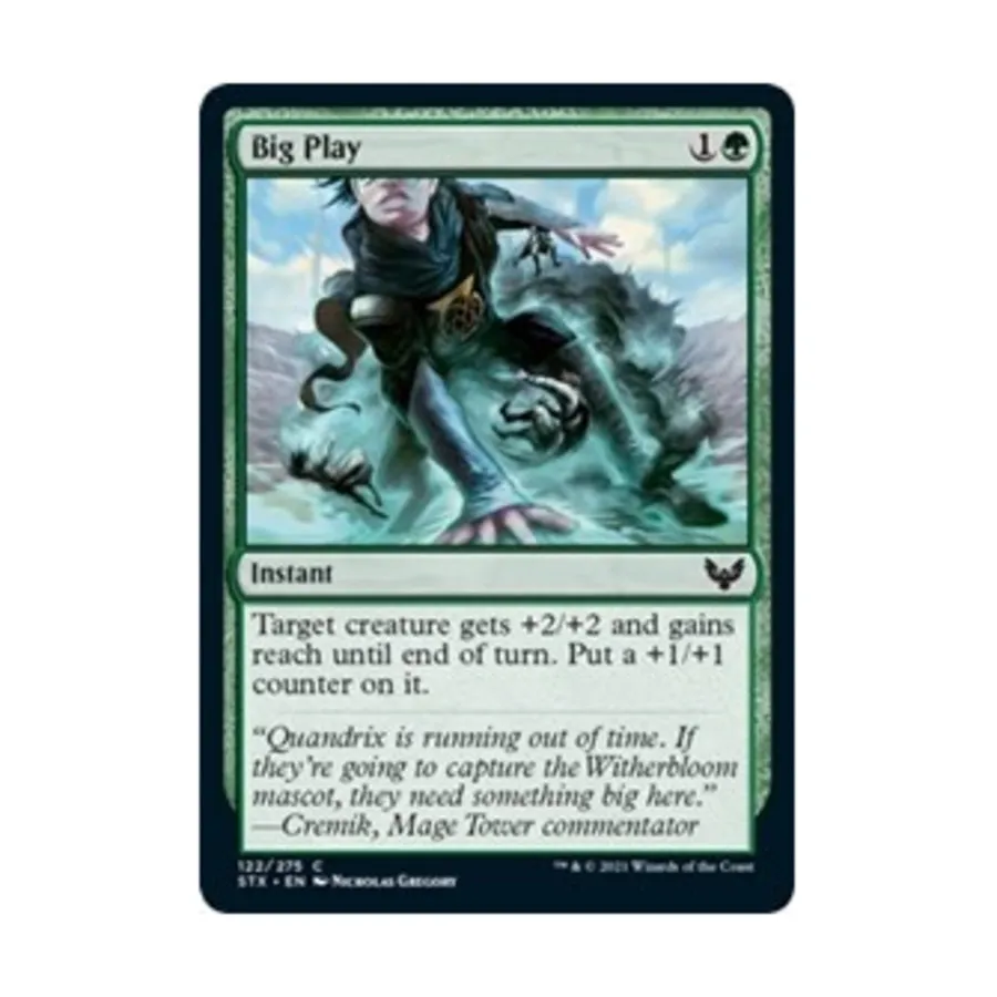 CCG Большая игра (C) (фольга), MTG - Strixhaven - School of Mages
CCG Большая игра (C) (фольга), MTG - Strixhaven - School of Mages