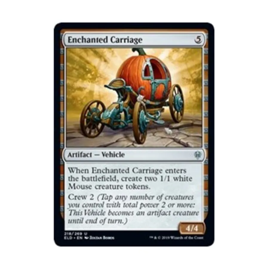 CCG Зачарованная повозка (U), MTG - Throne of Eldraine
CCG Зачарованная повозка (U), MTG - Throne of Eldraine