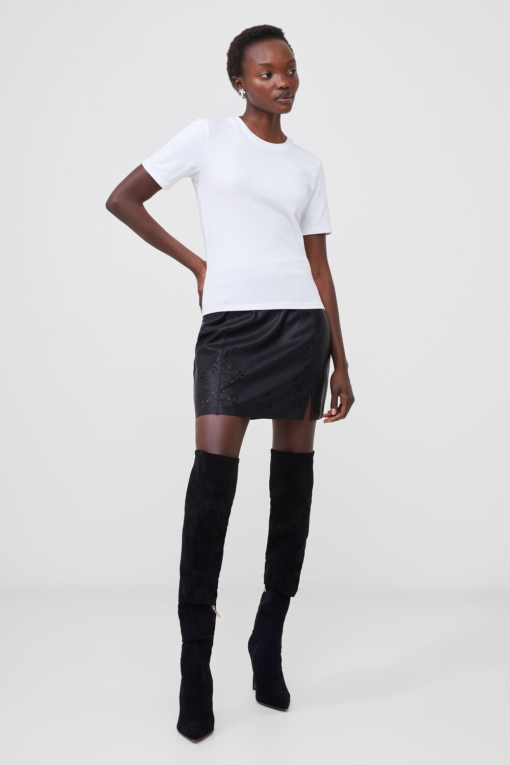 Хлопковая футболка-ралли с круглым вырезом French Connection, белый
Хлопковая футболка-ралли с круглым вырезом French Connection, белый