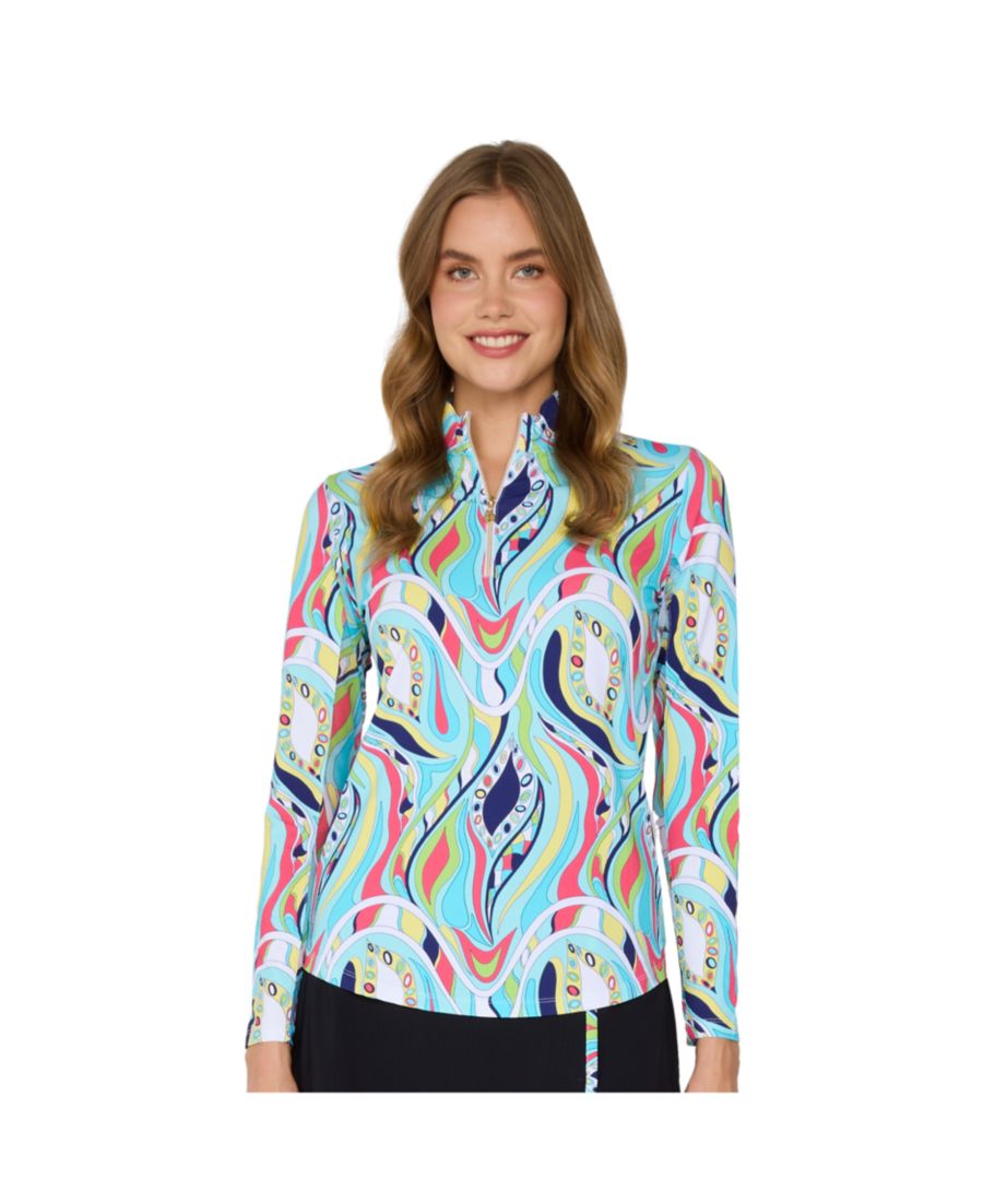 Топ с длинными рукавами и воротником-стойкой от G Lifestyle G Lifestyle Clothing, Turq. Mirage
Топ с длинными рукавами и воротником-стойкой от G Lifestyle G Lifestyle Clothing, Turq. Mirage