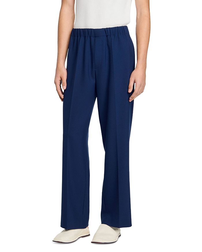 Широкие брюки Sandro, синий
Широкие брюки Sandro, синий