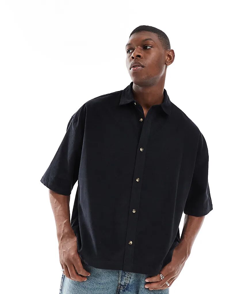 Рубашка свободного кроя из стираного вельвета ASOS DESIGN черного цвета
Рубашка свободного кроя из стираного вельвета ASOS DESIGN черного цвета