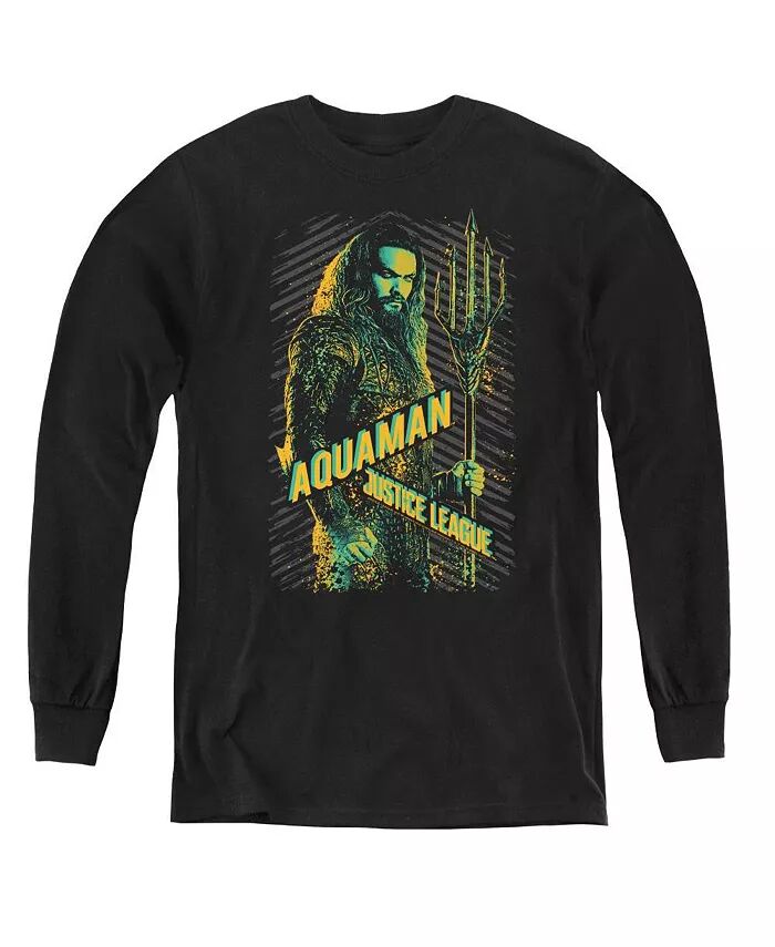 Свитшот с длинным рукавом для мальчиков Movie Youth Aquaman Justice League, черный
Свитшот с длинным рукавом для мальчиков Movie Youth Aquaman Justice League, черный