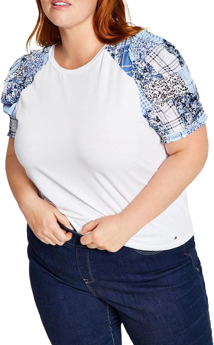 Топ Tommy Hilfiger Plus Size из микс-медиа, White
Топ Tommy Hilfiger Plus Size из микс-медиа, White