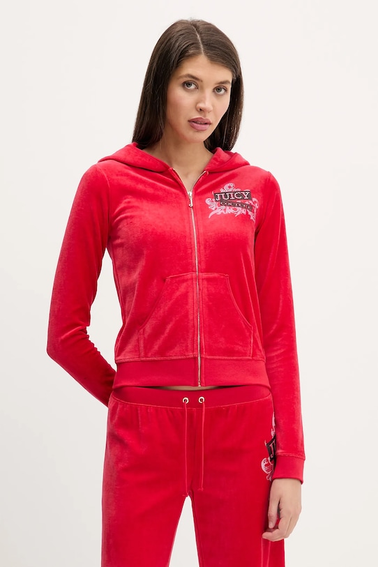 Бархатная толстовка wrap you up Juicy Couture, красный
Бархатная толстовка wrap you up Juicy Couture, красный
