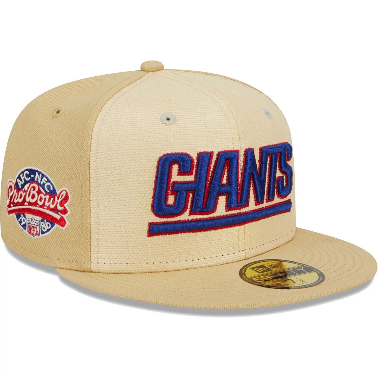 Мужская приталенная шляпа New Era цвета хаки New York Giants из рафии спереди 59FIFTY
Мужская приталенная шляпа New Era цвета хаки New York Giants из рафии спереди 59FIFTY