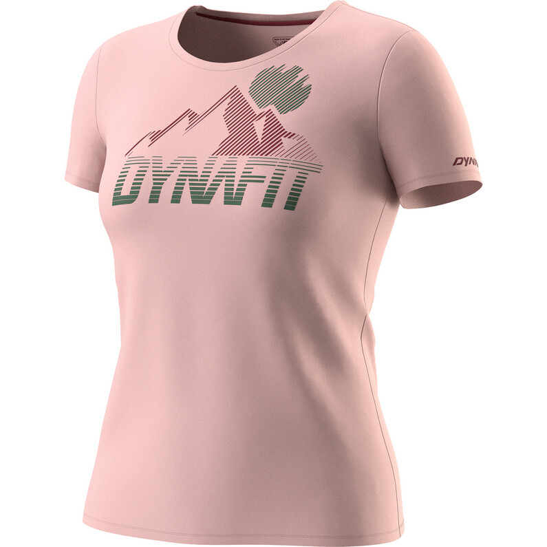 Женская футболка с рисунком Transalper Dynafit, розовый 
Женская футболка с рисунком Transalper Dynafit, розовый