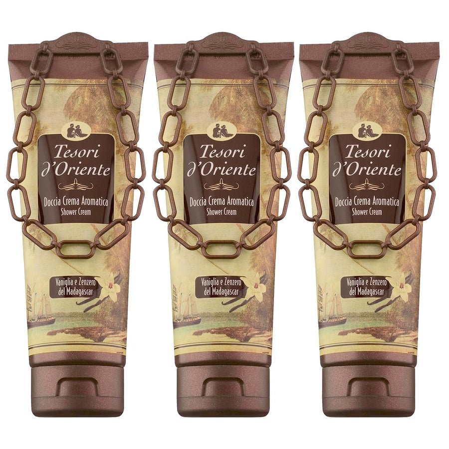 Tesori d'Oriente, Vanilia e Zenzero, гель для душа, 3x250 мл
Tesori d'Oriente, Vanilia e Zenzero, гель для душа, 3x250 мл