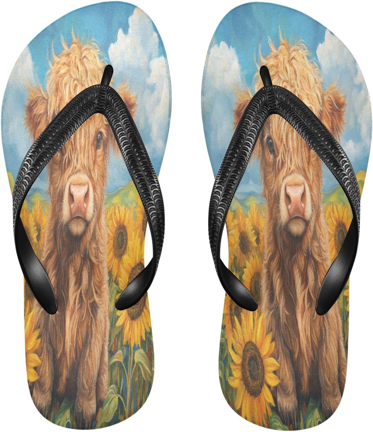 Мужские и женские летние шлепанцы из резины с принтом подсолнуха и коровы, пляжные тапочки, нескользящие сандалии для душа и прогулок Sinestour, желтый
Мужские и женские летние шлепанцы из резины с принтом подсолнуха и коровы, пляжные тапочки, нескользящие сандалии для душа и прогулок Sinestour, желтый
