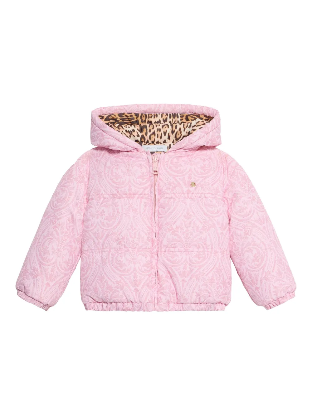 Пуховик с капюшоном и принтом Roberto Cavalli Junior, розовый
Пуховик с капюшоном и принтом Roberto Cavalli Junior, розовый