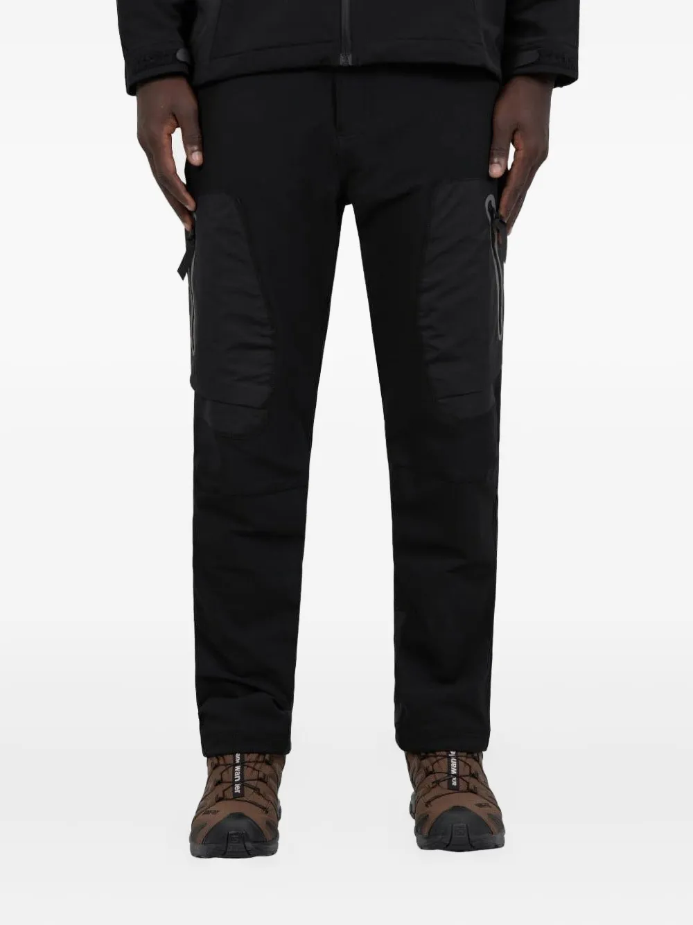 Брюки с панелями из ракушки and Wander, черный
Брюки с панелями из ракушки and Wander, черный