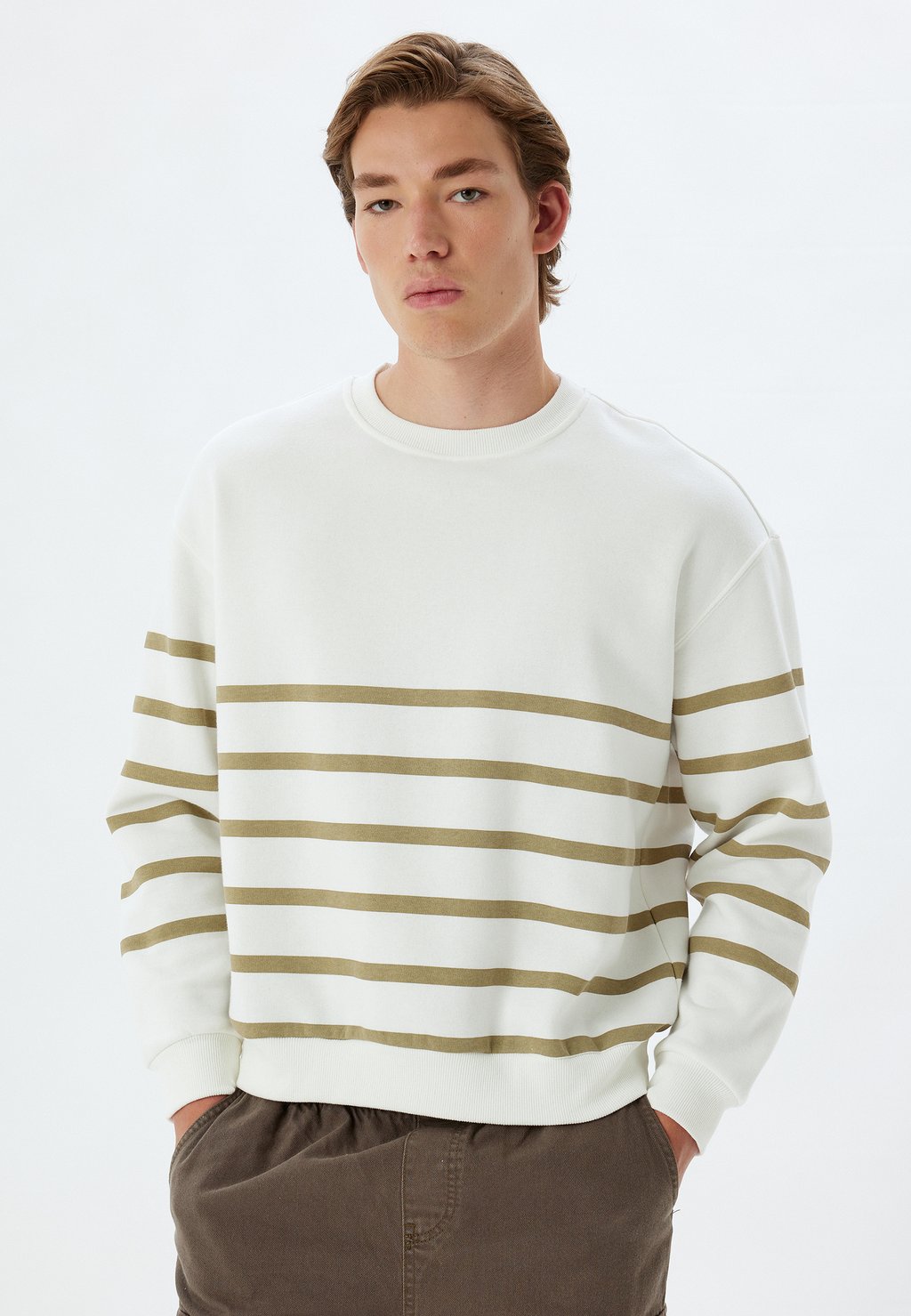 Толстовка Koton, бежевый 
Толстовка Koton, бежевый