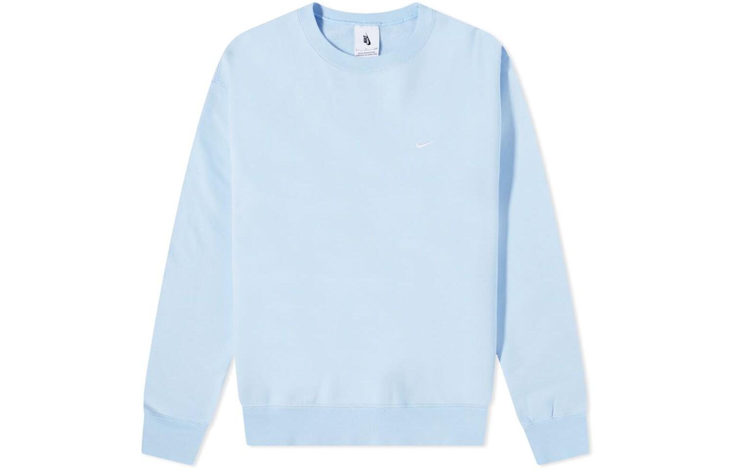 Флисовый свитер с круглым вырезом Solo Swoosh Nike, синий
Флисовый свитер с круглым вырезом Solo Swoosh Nike, синий