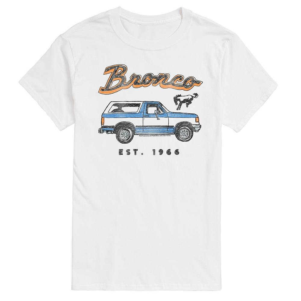 Мужской Ford Retro Bronco Est. Футболка с графическим рисунком 1966 года Licensed Character, белый
Мужской Ford Retro Bronco Est. Футболка с графическим рисунком 1966 года Licensed Character, белый