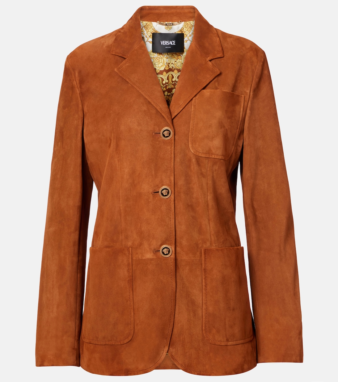Замшевый блейзер Medusa Versace, Spice Brown
Замшевый блейзер Medusa Versace, Spice Brown